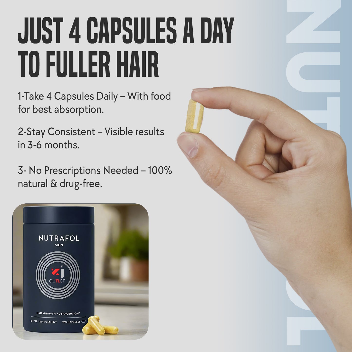 Nutrafol Men’s Daily Supplement for Hair